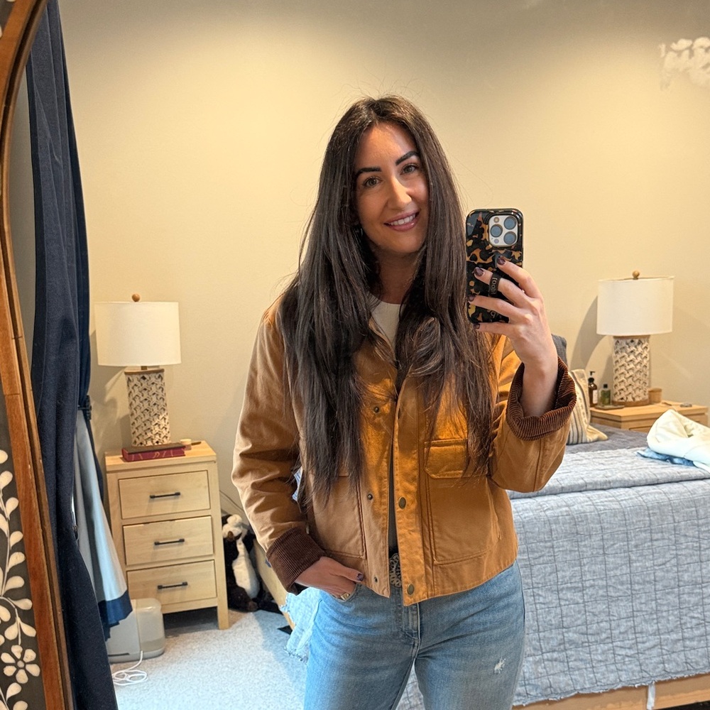 Sezane Brown Utility Jacket for Women